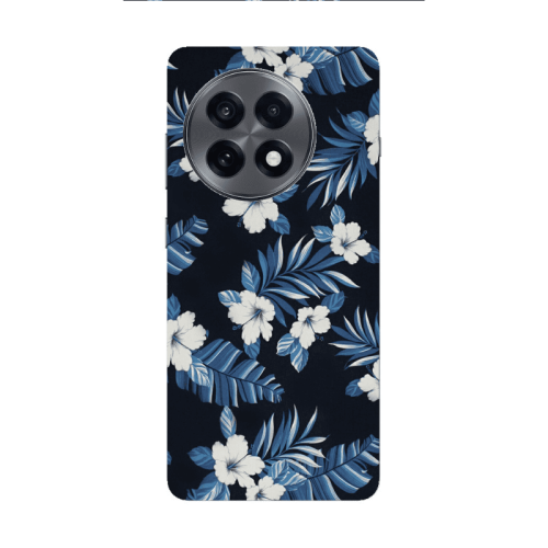 Oneplus 13 5G flower blue laves Transparent Silicone TPU Θήκη